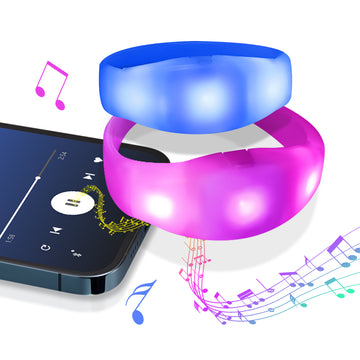 Factory Price Sound Activated LED Bracelets for Events